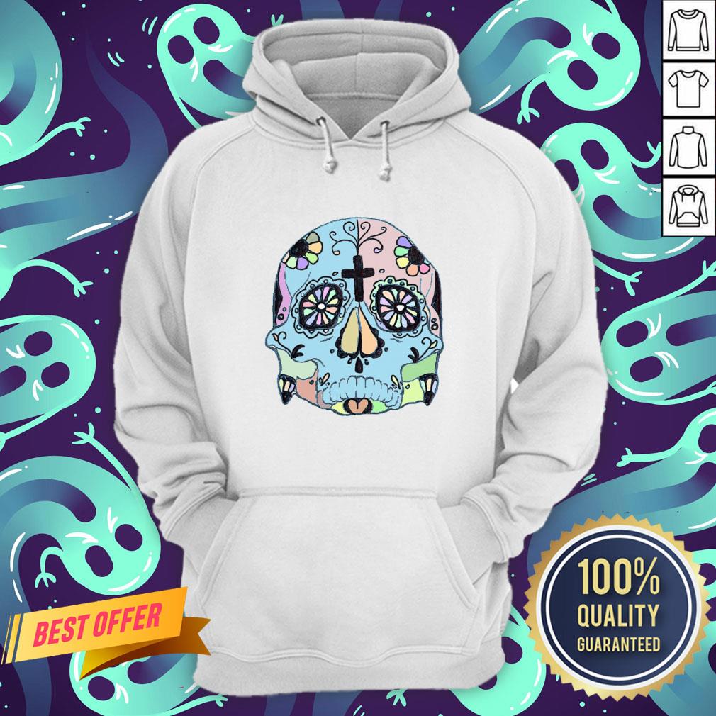 Day Of The Dead Dia De Los Muertos Psychedelic Pastel Sugar Skull Shirt
