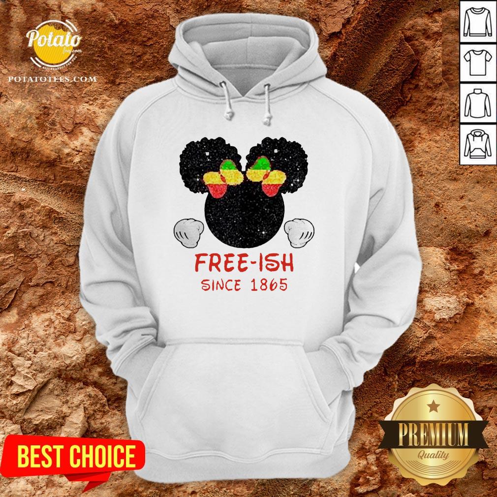 Disney Minnie Mouse Black Free-ish Since 1865 Shirt