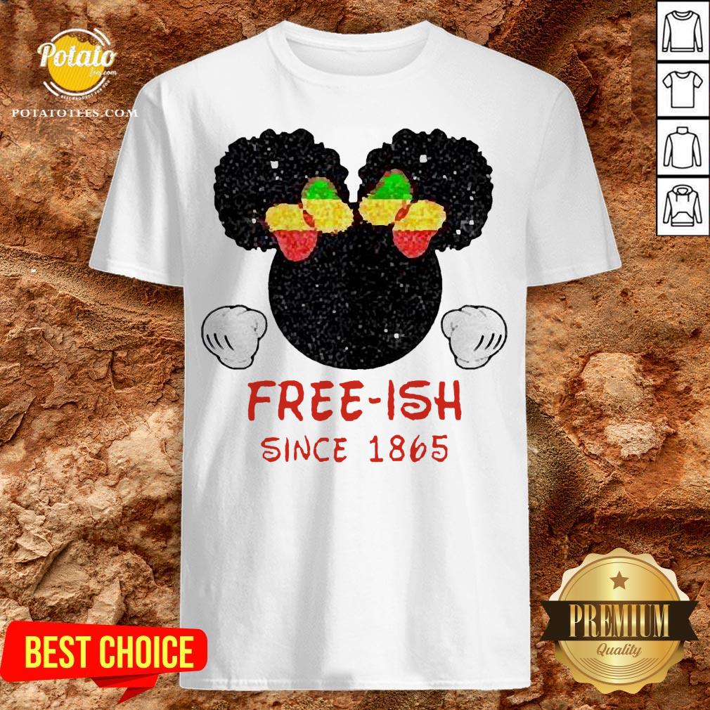 Disney Minnie Mouse Black Free-ish Since 1865 Shirt
