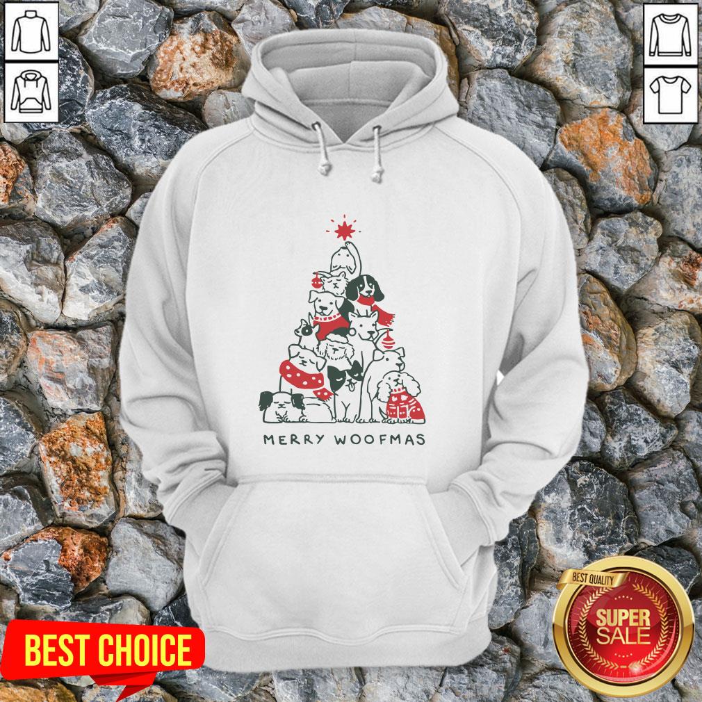 Dogs Tree Merry Woofmas Shirt