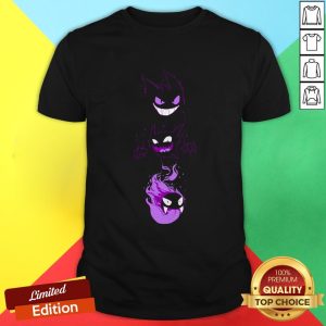 Nice Gastly Evolution Pokemon Yellow Ver Shirt