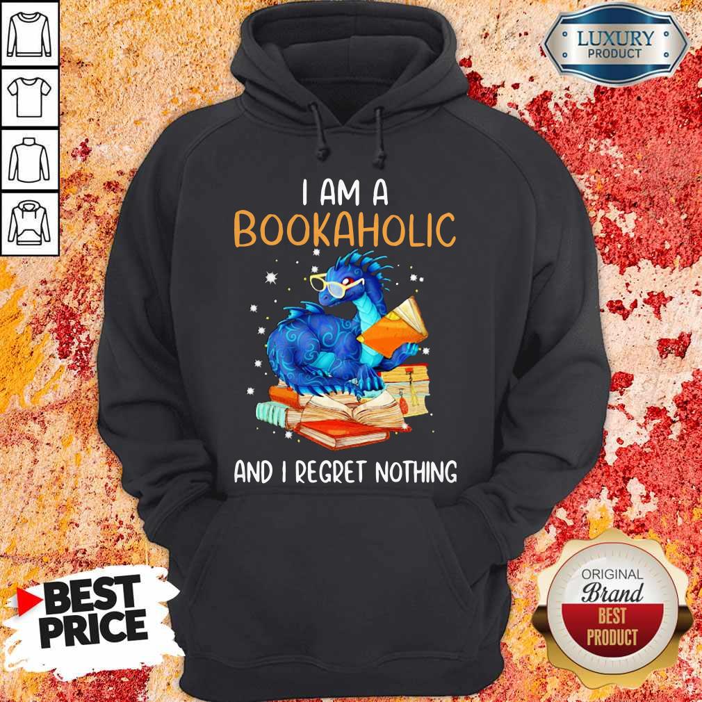Dragon I Am A Bookaholic And I Regret Nothing shirt