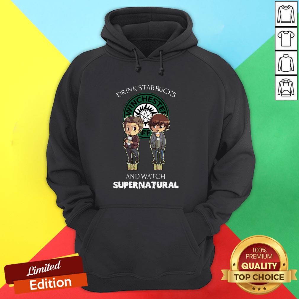 Drink Starbucks Winchester Coffee And Watch Supernatural Shirt