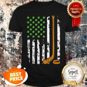 Nice Irish American Hockey Flag Gift St Patrick’s Day Shirt