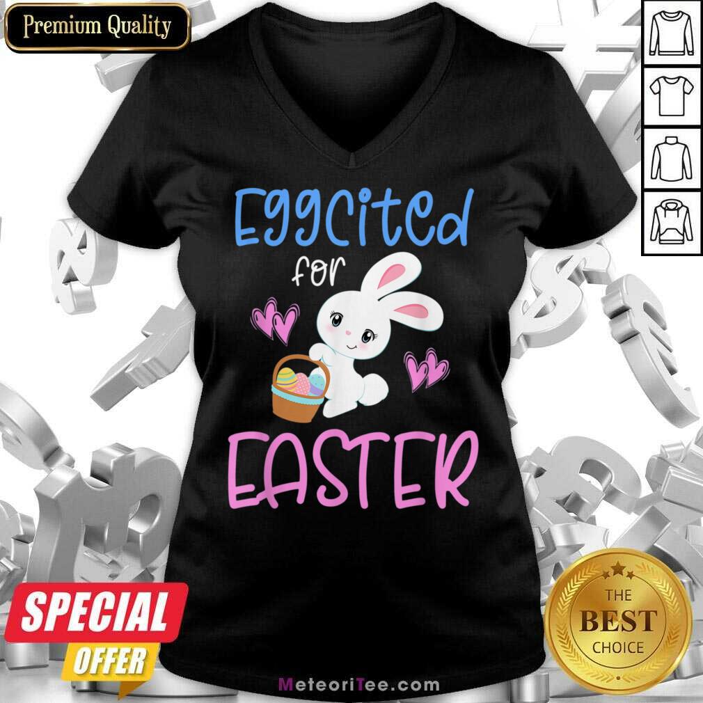 Eggcited For Easter Rabbit Shirt