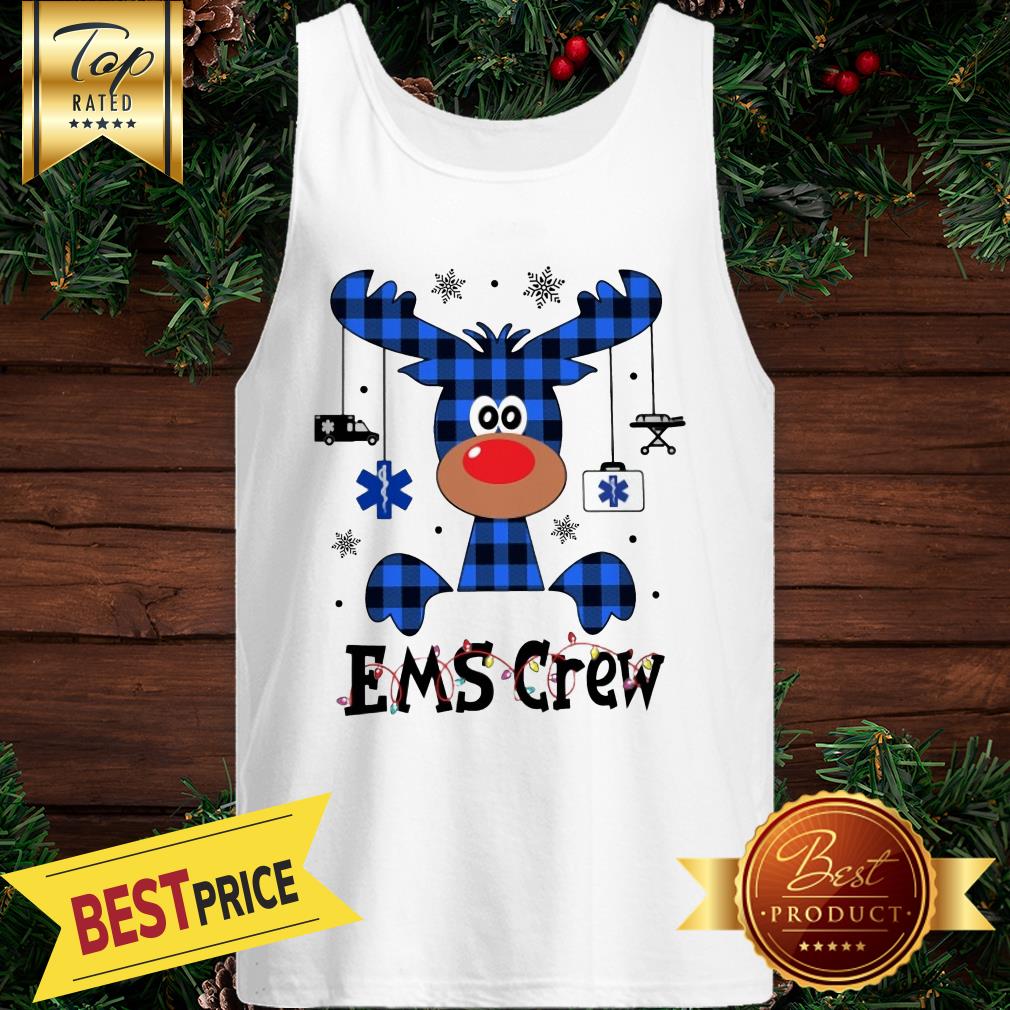 EMS Crew Christmas Reindeer With Gift Classic Shirt