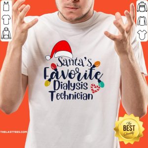 Perfect Santa’s Favorite Dialysis Technician Christmas Shirt