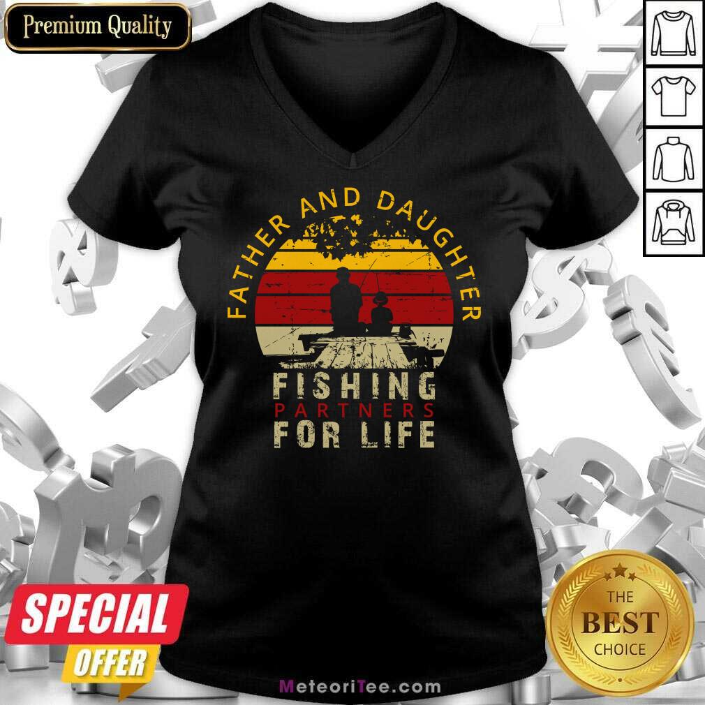Father And Daughter Fishing Partners For Life Shirt