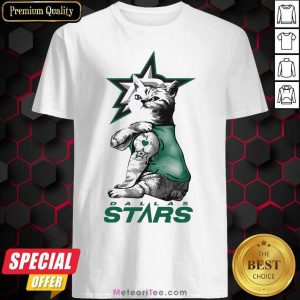 Original Tattoo Cat I love Dallas Stars Shirt