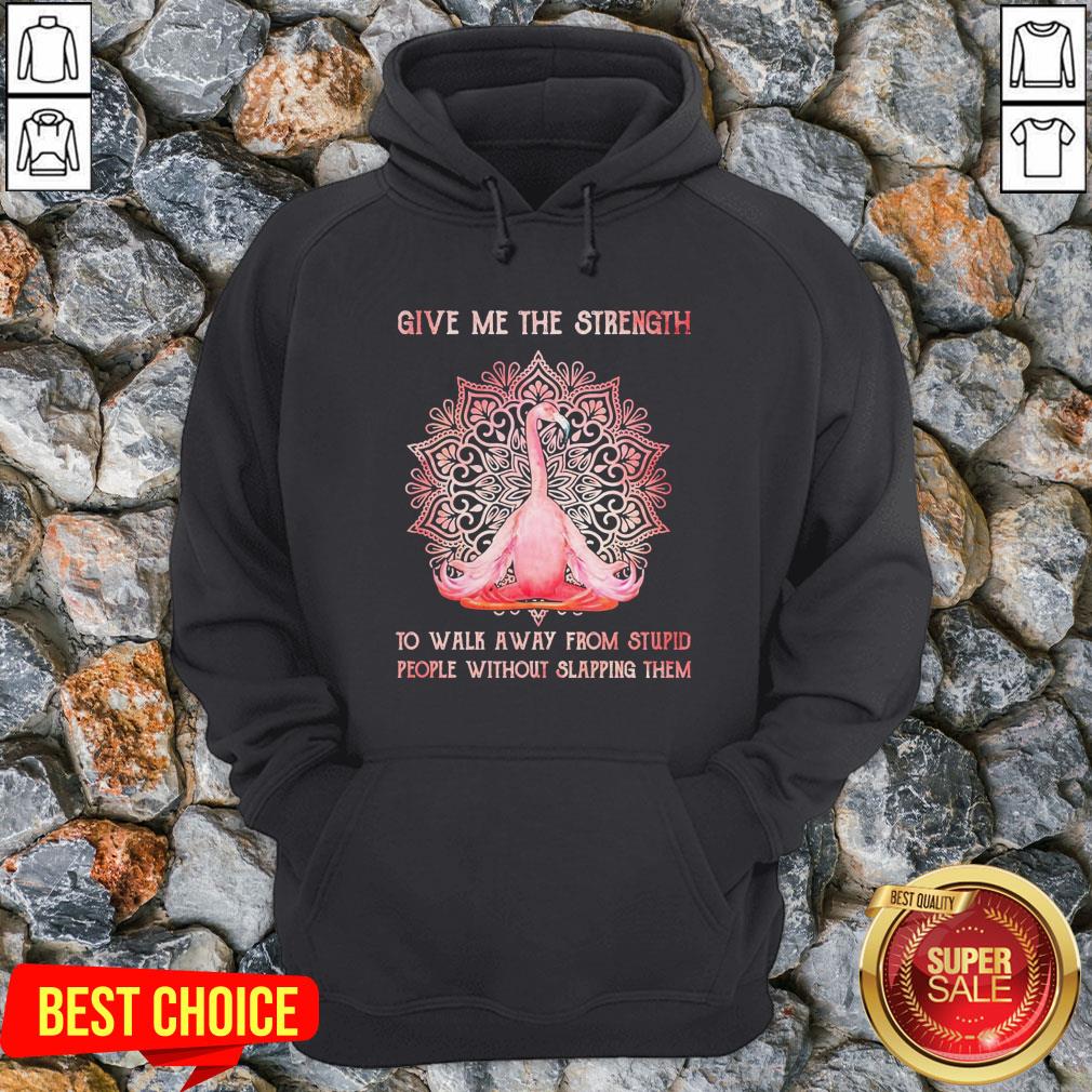 Flamingo Yoga Give Me The Strength Classic T-Shirt