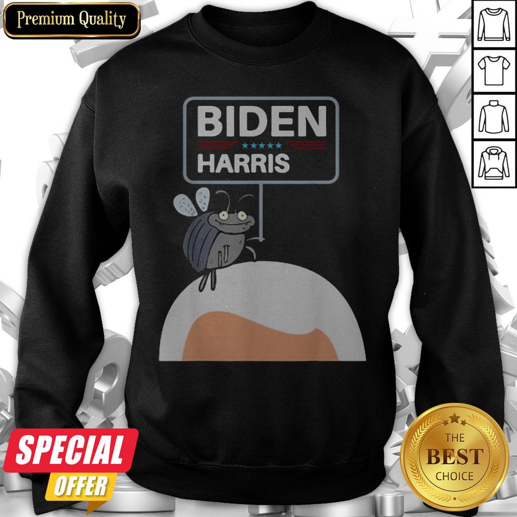 Funny Debate Fly On Mike Pence’s Head For Biden Harris 2020 Shirt