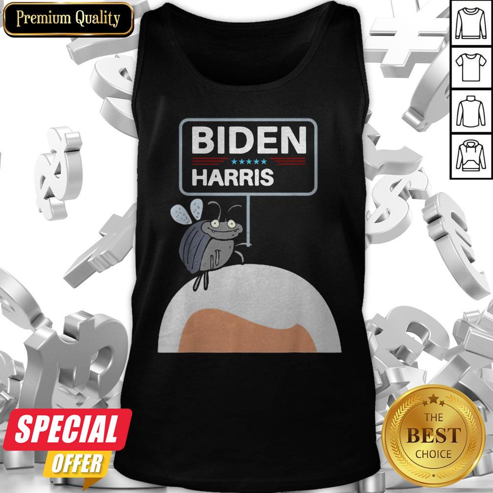 Funny Debate Fly On Mike Pence’s Head For Biden Harris 2020 Shirt