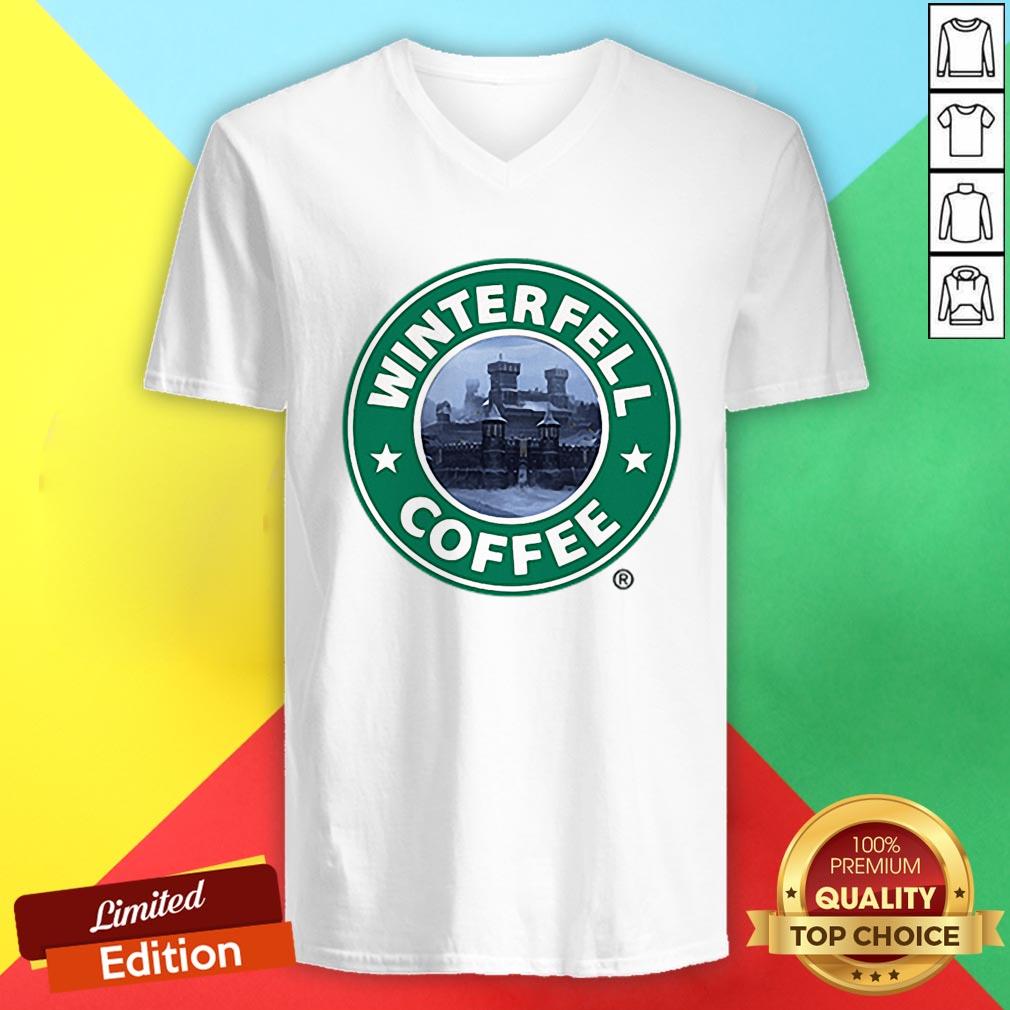 Funny Game Of Thrones Winterfell Starbucks Coffee Shirt