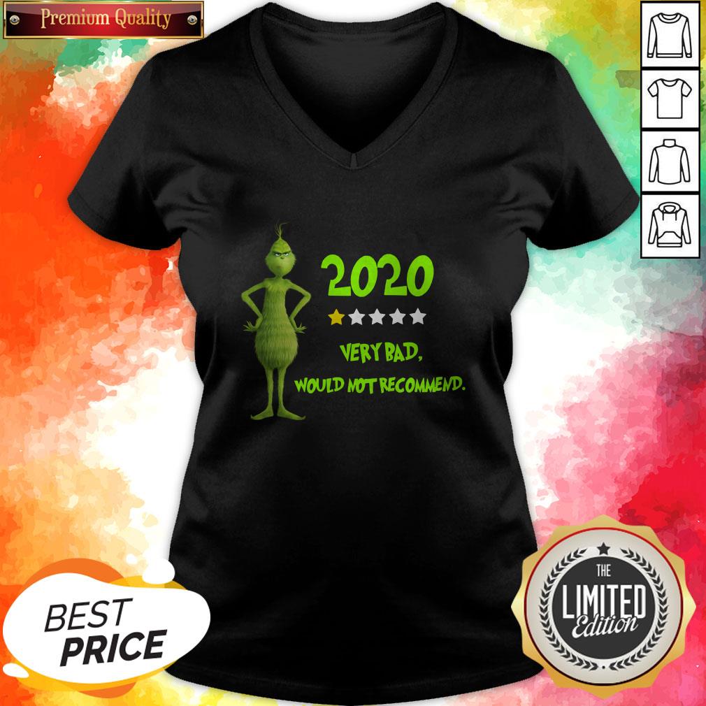 Funny Grinch Meme 2020 Very Bad Would Not Recommend Shirt