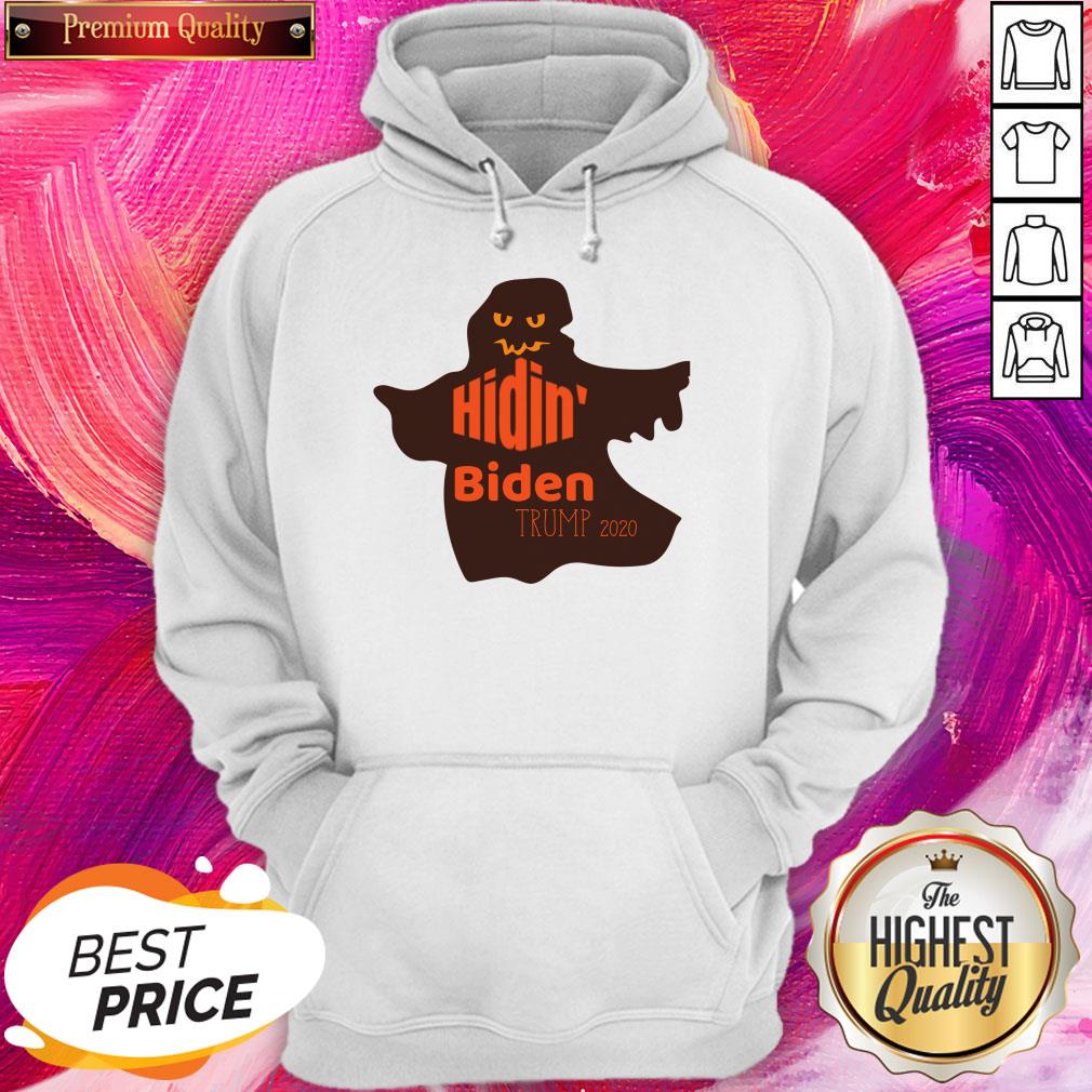 Funny Halloween Costume Hidin' Biden Trump 2020 Shirt
