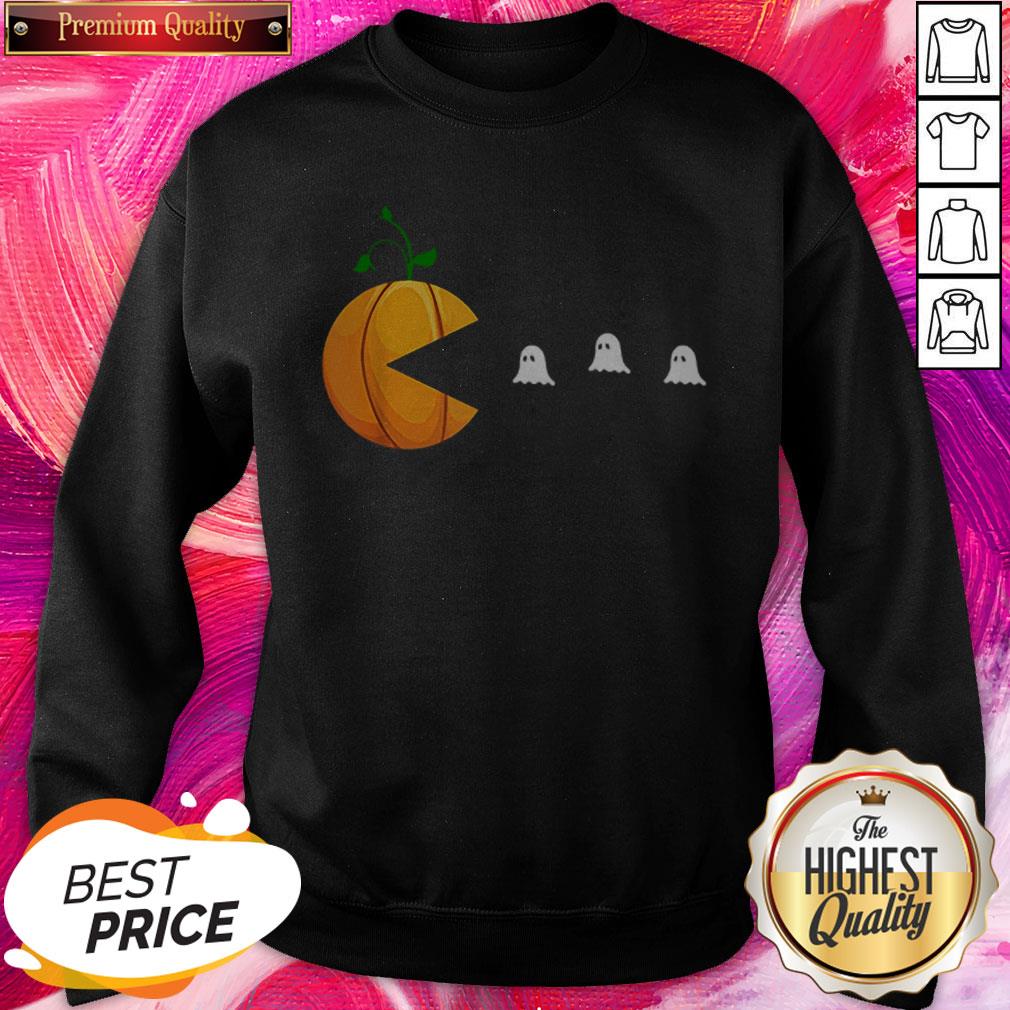 Funny Halloween For Women Kids Men Pumpkin Ghosts Shirt