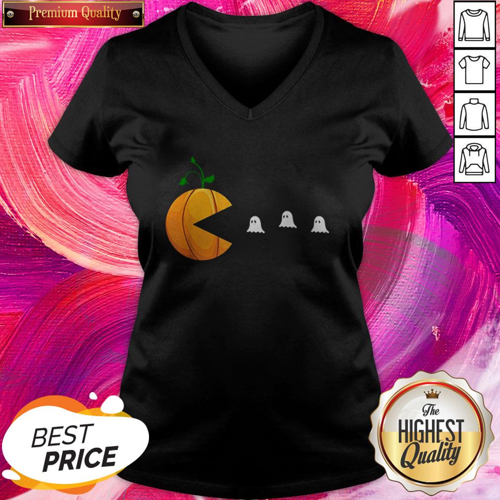 Funny Halloween For Women Kids Men Pumpkin Ghosts Shirt