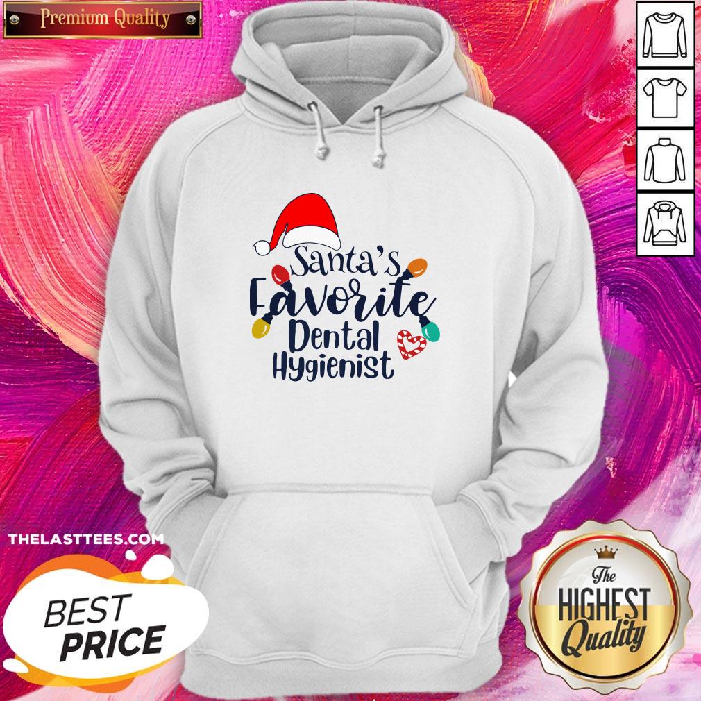 Funny Santa’s Favorite Dental Hygienist Christmas Shirt