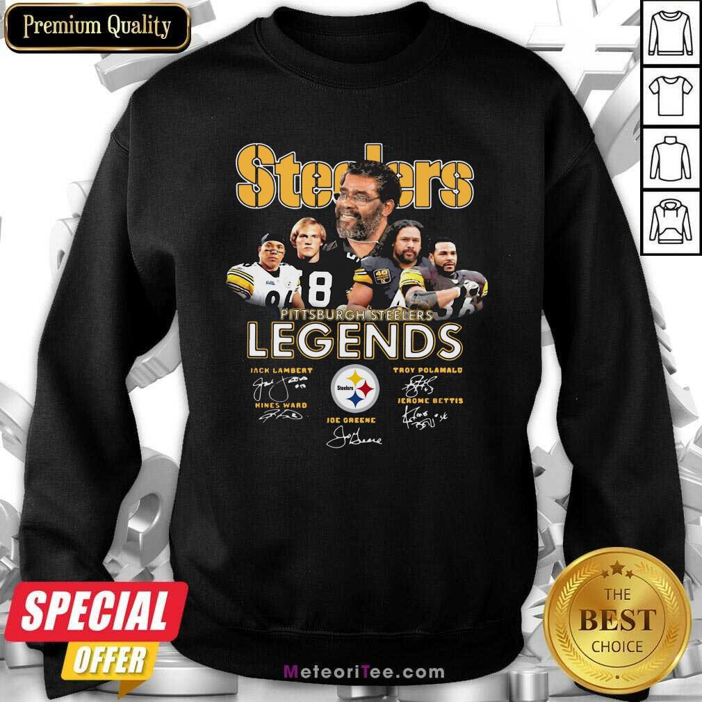 Funny Steelers Pittsburgh Steelers Legends Signatures Shirt