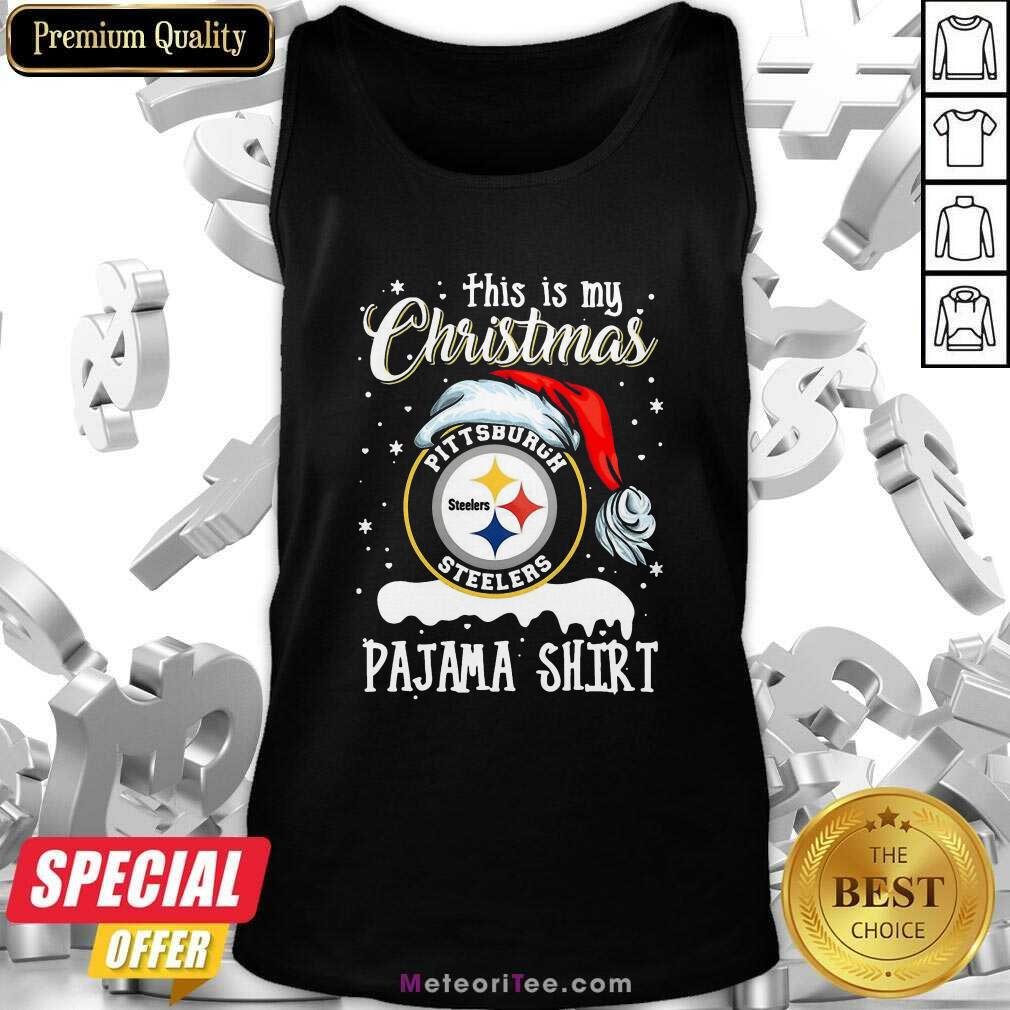Funny This Is My Christmas Pittsburgh Steelers Pajama Shirt