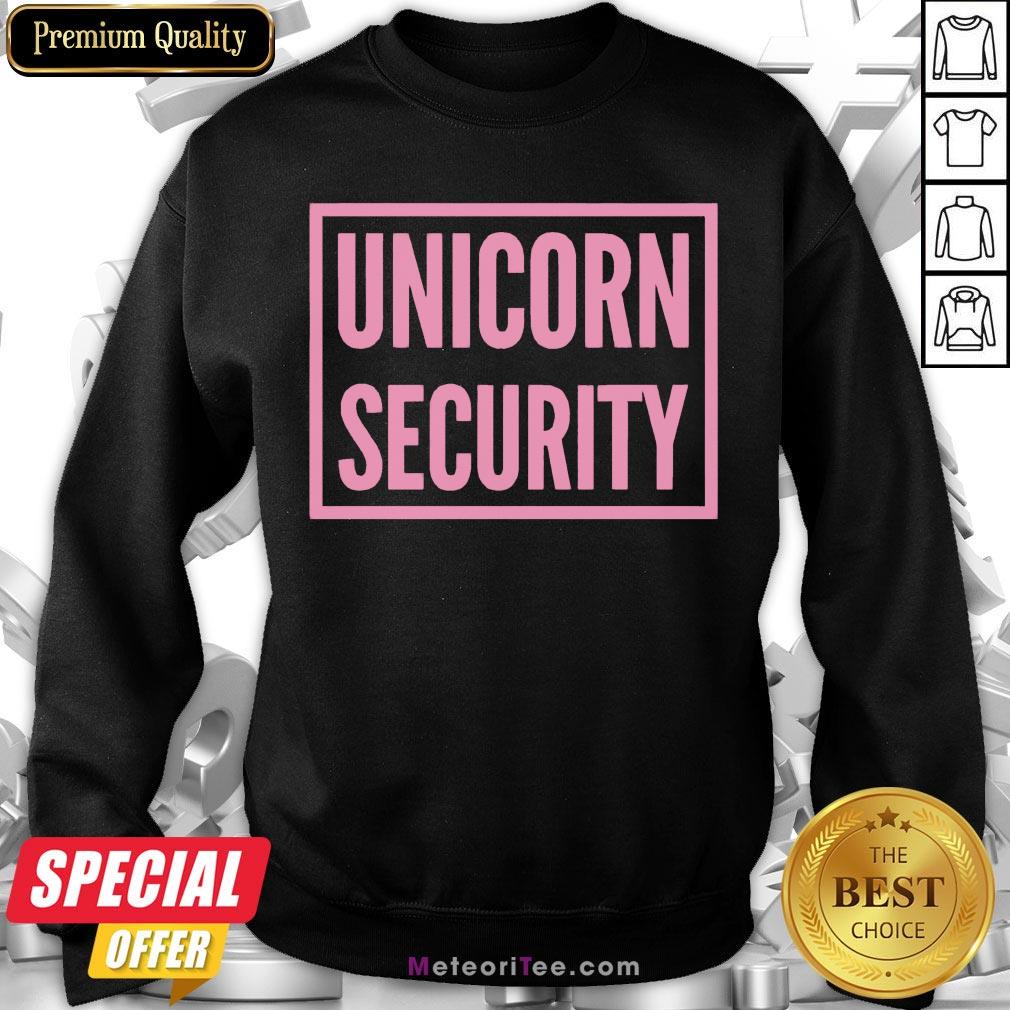 Funny Unicorn Security Halloween Unicorn Parent Shirt