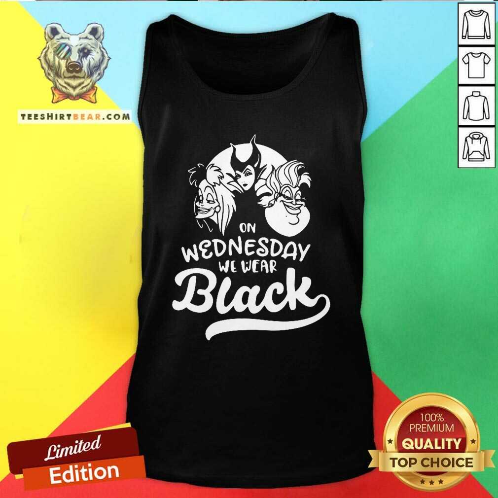 Funny Villains Disney On Wednesday We Wear Black Shirt