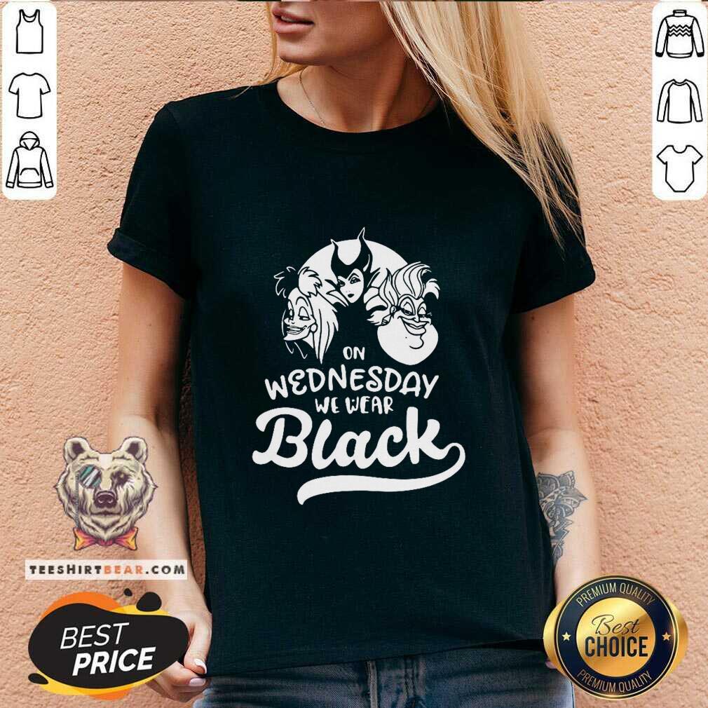 Funny Villains Disney On Wednesday We Wear Black Shirt