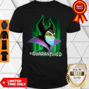 Official Maleficent Face Mask Quarantined Shirt