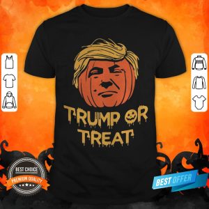 Halloween Trump Or Treat Pumpkin Shirt