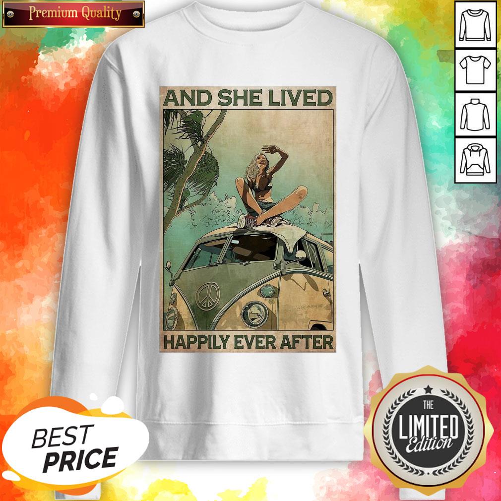 Girl And She Lived Happily Ever After Shirt
