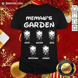 Good Memaw’s Garden Groot Anna Oliver Jack Jonathan Amber Shirt
