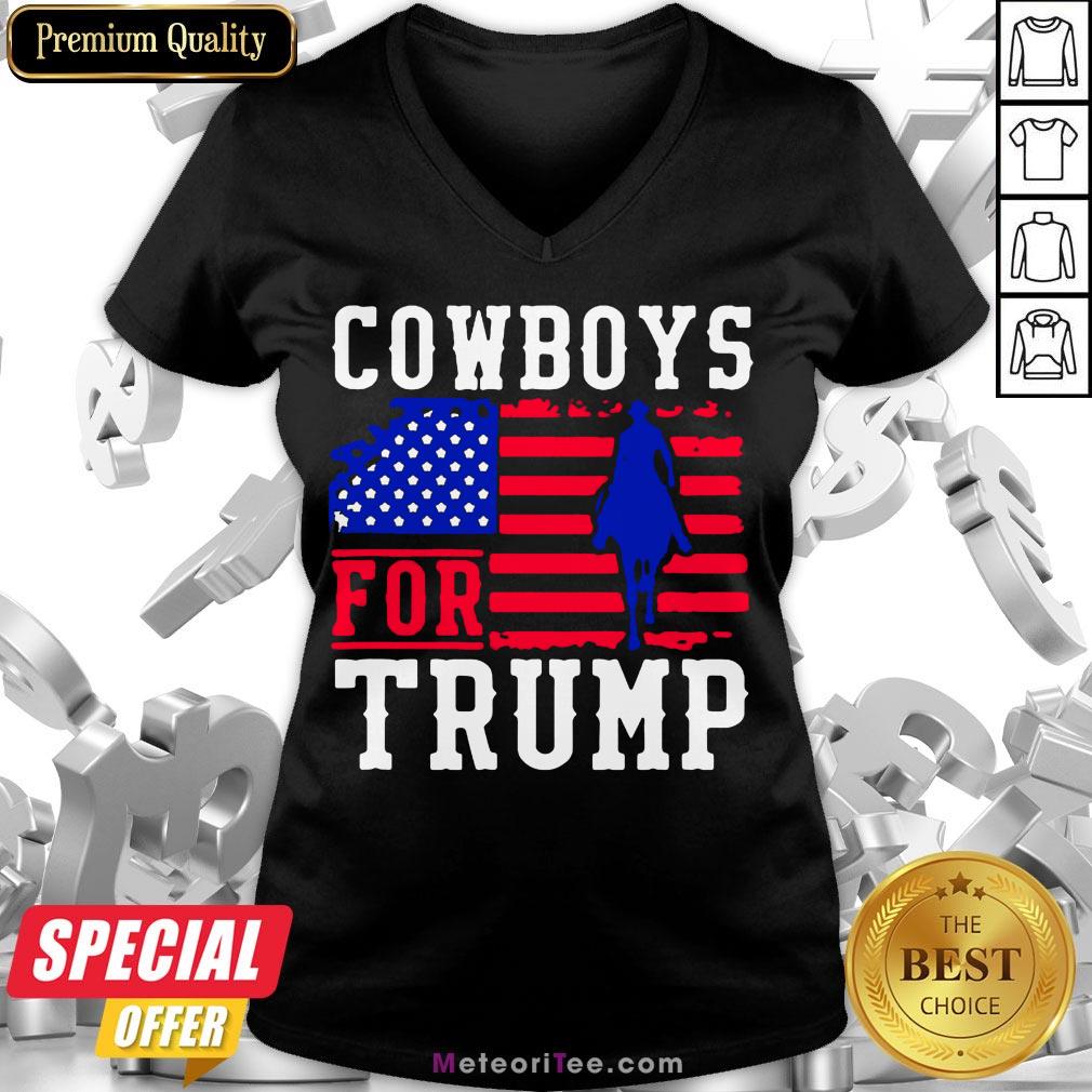Good Cowboys For Trump 2020 Shirt