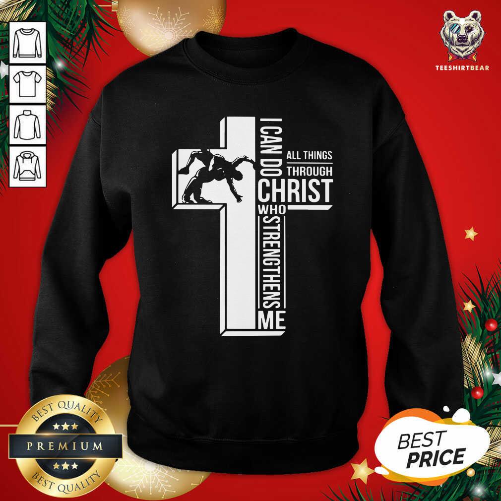 Good Cross I Can Do Christ Who Strengthens Me Shirt