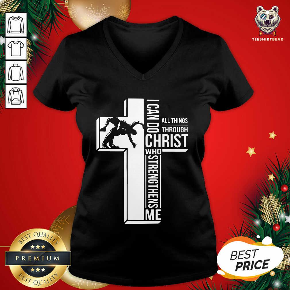 Good Cross I Can Do Christ Who Strengthens Me Shirt