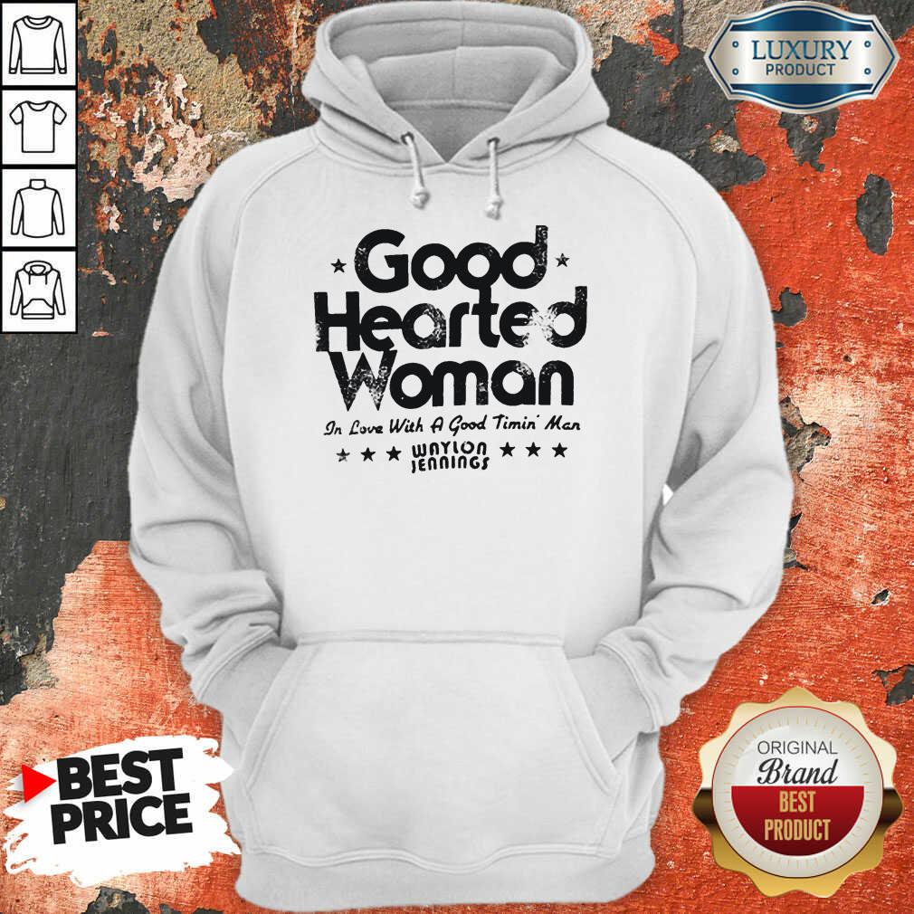 Good Hearted Woman In Love With A Good Timin Man Waylon Jennings Shirt