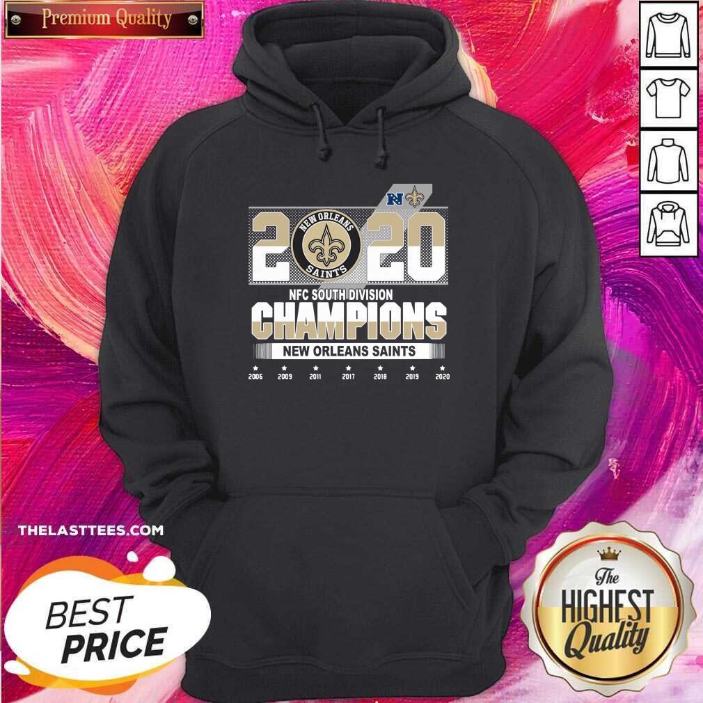 Good New Orleans Saints NFC South Division Champions 2006-2020 Shirt