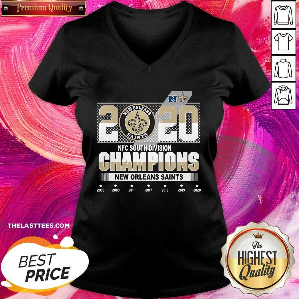 Good New Orleans Saints NFC South Division Champions 2006-2020 Shirt