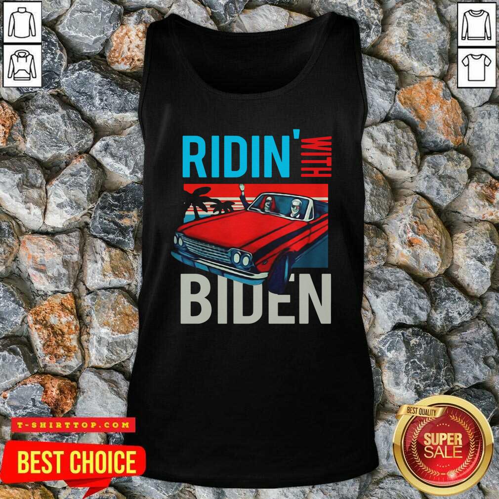 Good Riding With Biden Kamala Harris Joe Biden Vintage Retro Car shirt