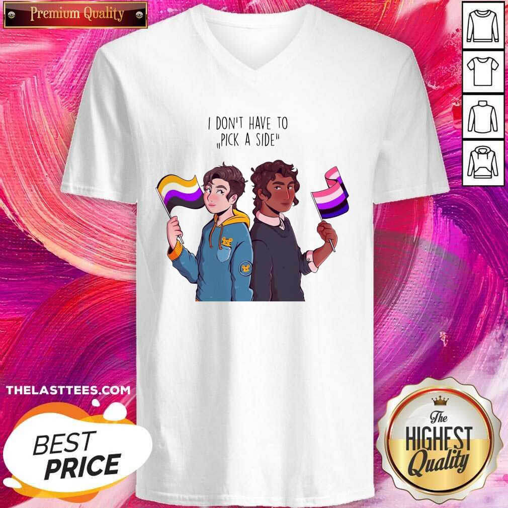 Great I Don’t Have To Pick A Side Shirt