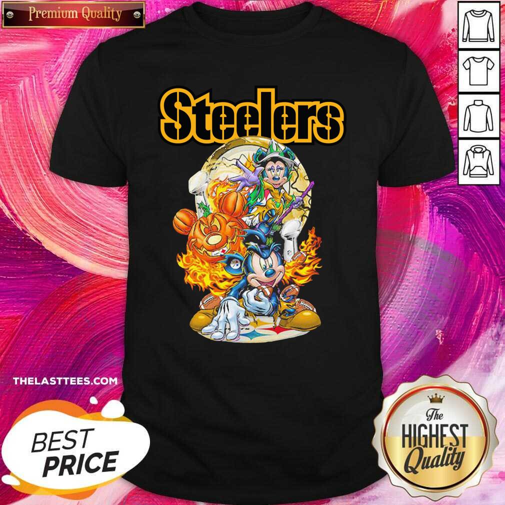 Great Mickey Mouse Pumpkin Pittsburgh Steelers Halloween Shirt