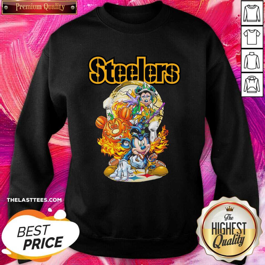 Great Mickey Mouse Pumpkin Pittsburgh Steelers Halloween Shirt