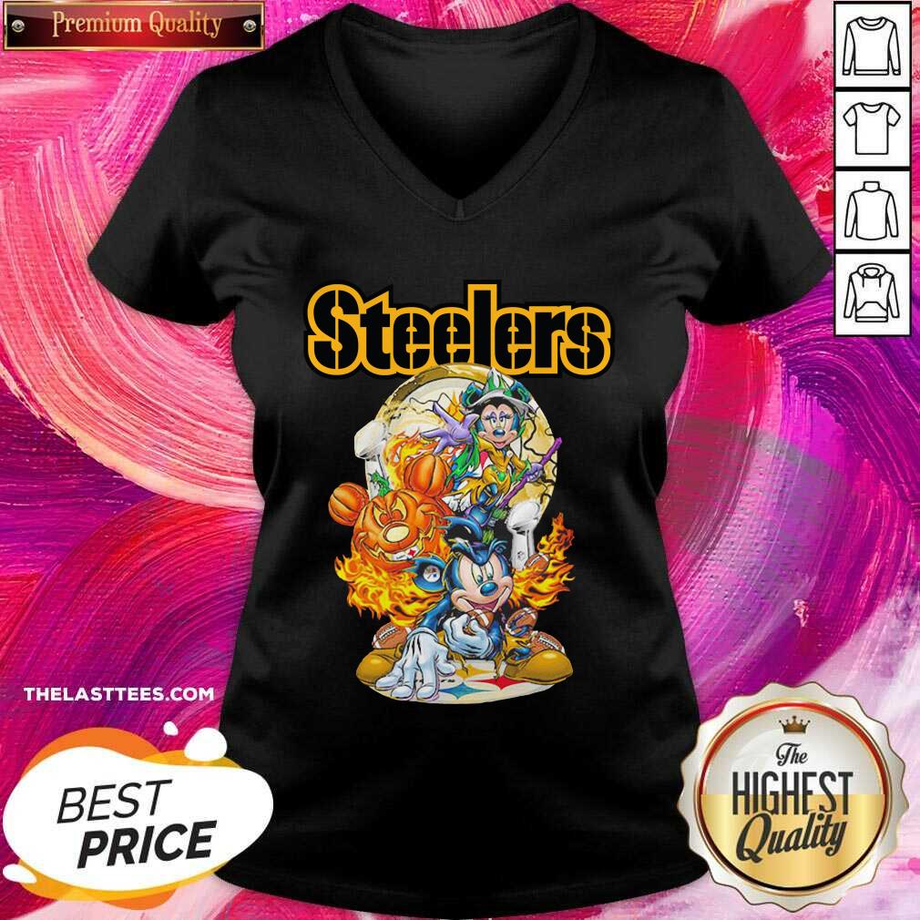 Great Mickey Mouse Pumpkin Pittsburgh Steelers Halloween Shirt