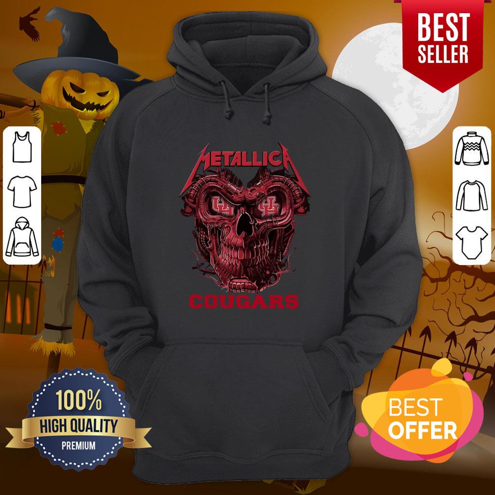Great Skull Metallica Houston Cougars Shirt