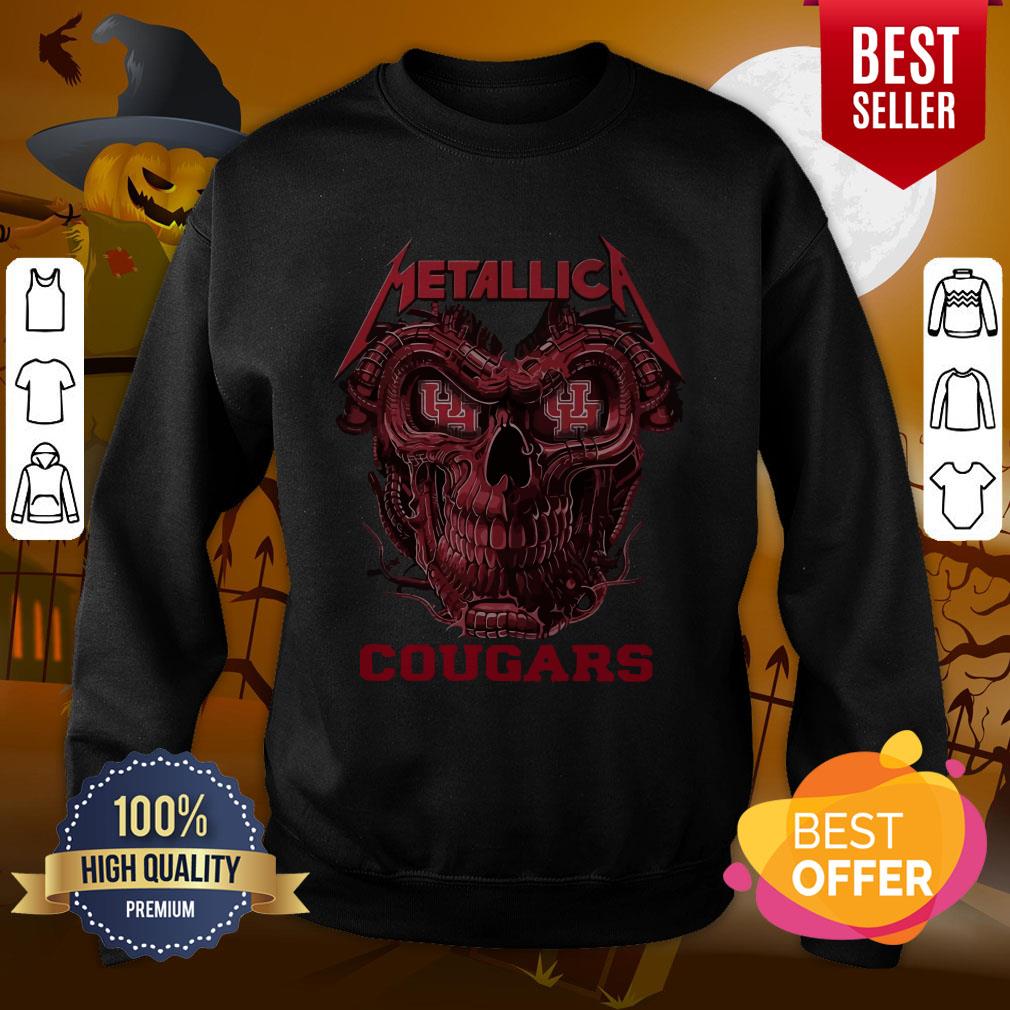 Great Skull Metallica Houston Cougars Shirt