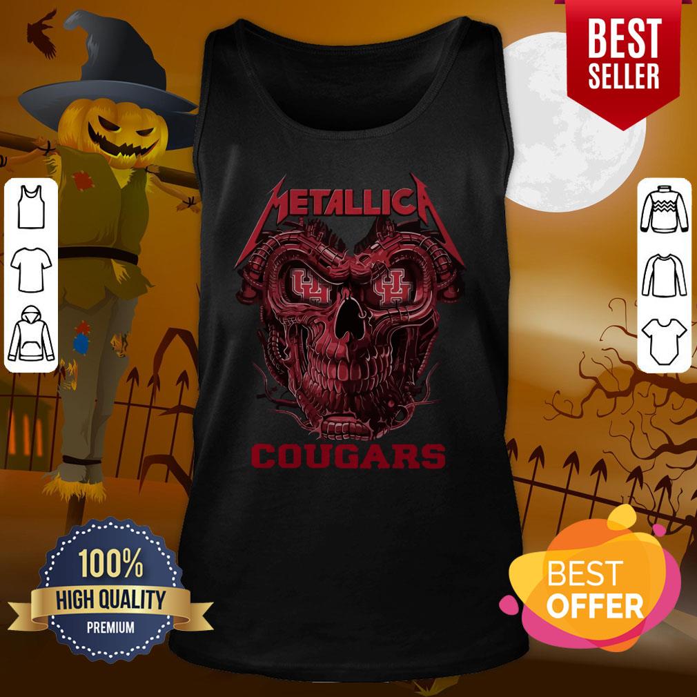 Great Skull Metallica Houston Cougars Shirt