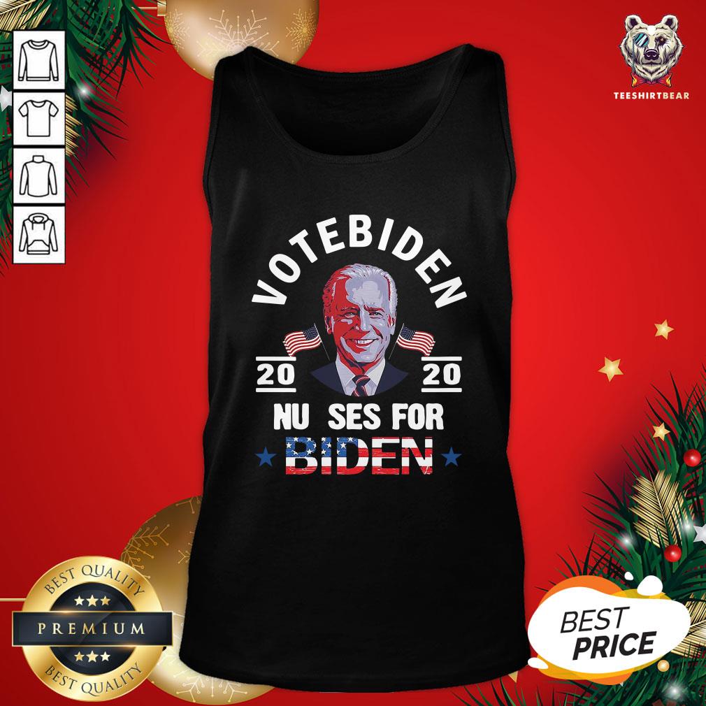 Great Vote Biden 2020 Nu Ses For Biden American Flag Shirt