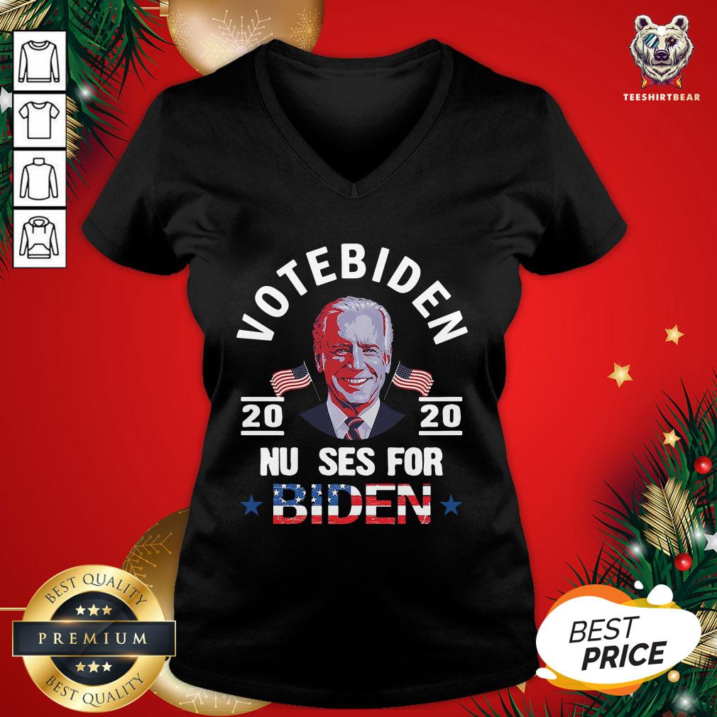 Great Vote Biden 2020 Nu Ses For Biden American Flag Shirt