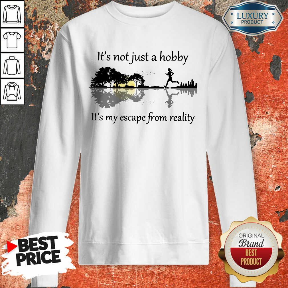 Guitar Lake Jogging It's Not Just A Hobby Its My Eacape From Reality Shirt
