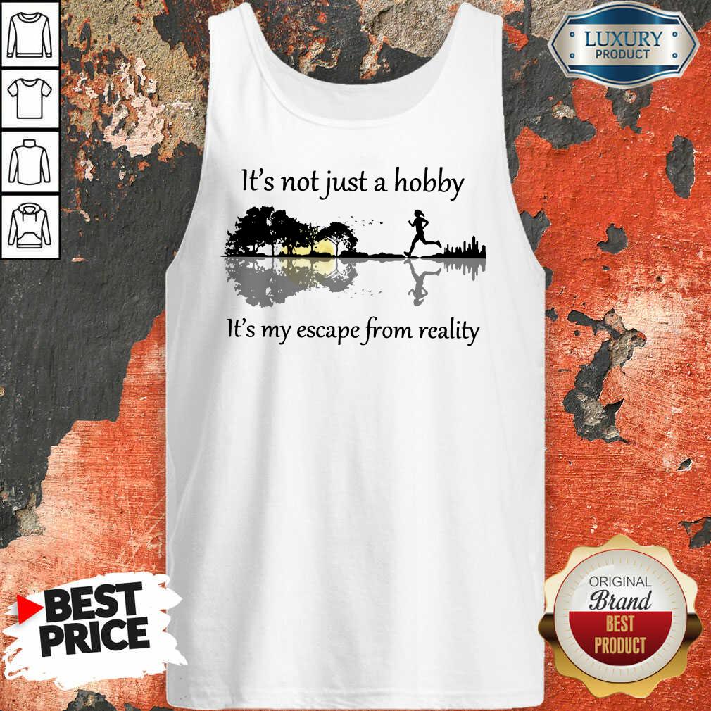 Guitar Lake Jogging It's Not Just A Hobby Its My Eacape From Reality Shirt