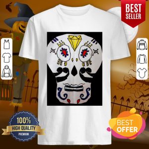 Black And White Sugar Skulls Day Dead Shirt